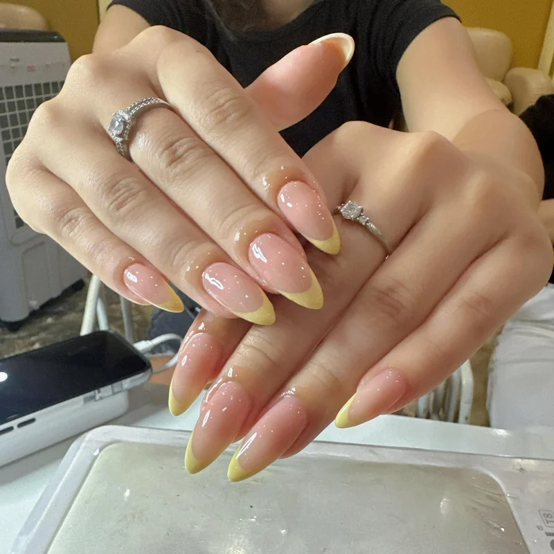 Celestial Aurora & Hand-Painted Shell - Da Nang Nail Art