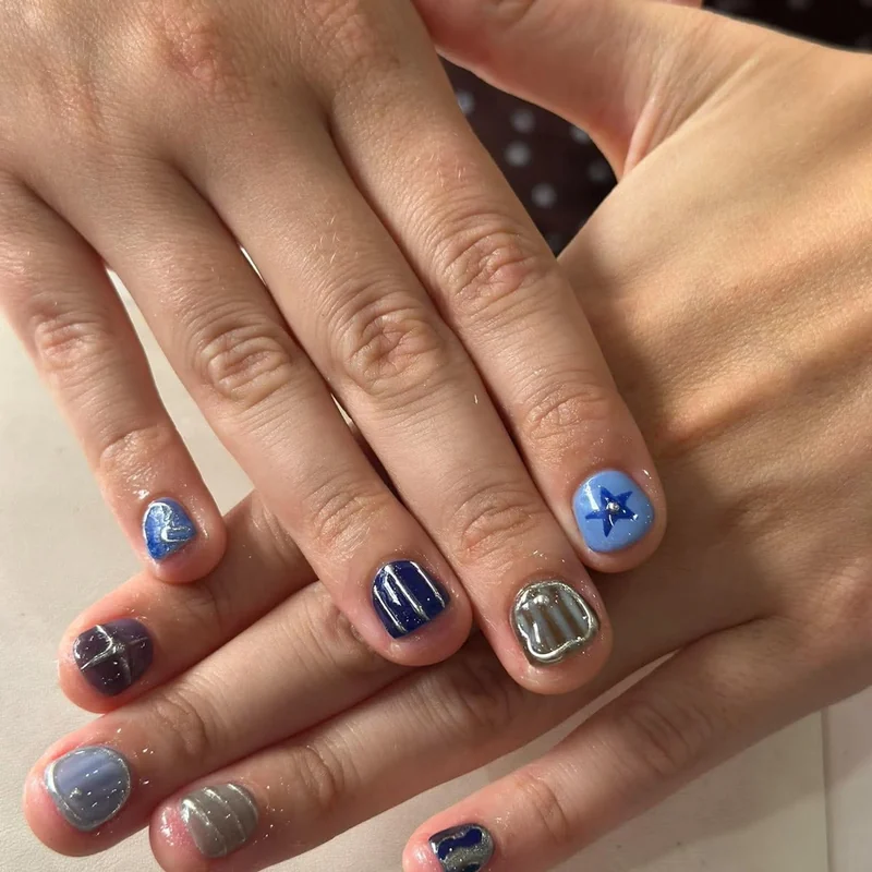 French Almond Blush Gradient - Da Nang Nail Art