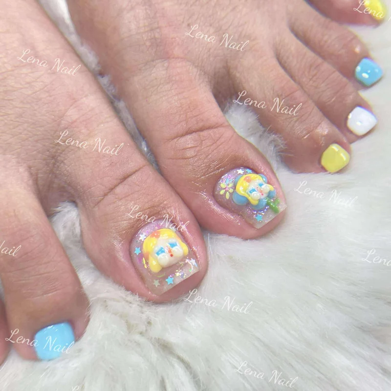 Sculpted Gel-X Micro Bow Art - Da Nang Nail Art