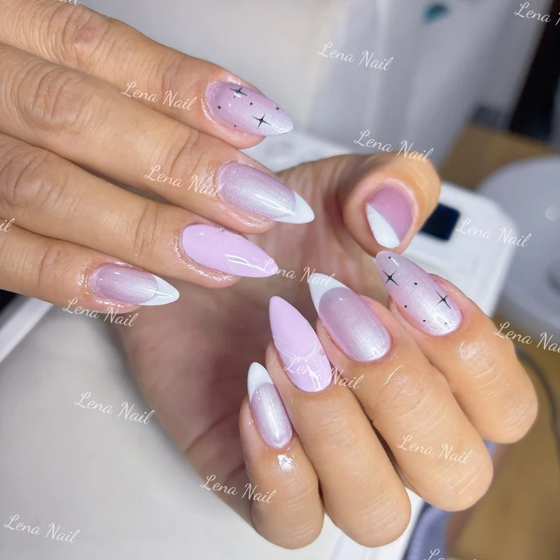 Diamond Encapsulated Clear Glass - Da Nang Nail Art